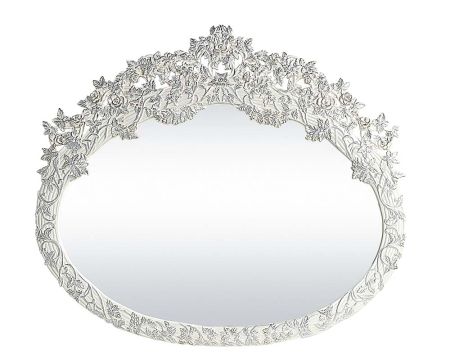 ACME Vanaheim Mirror Antique White Finish