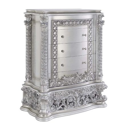 ACME Valkyrie Chest Antique Platinum Finish