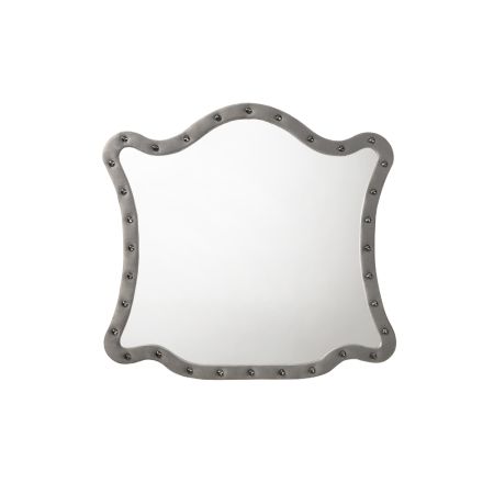 ACME Perine Mirror Gray Velvet