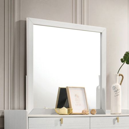 ACME Zeena Mirror White Finish