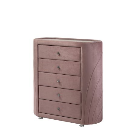 ACME Salonia Chest Pink Velvet