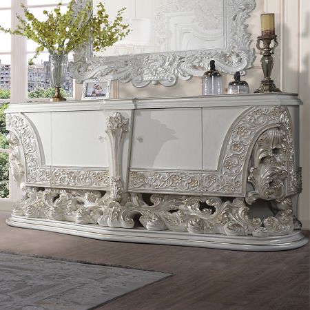 ACME Adara Dresser Antique White Finish