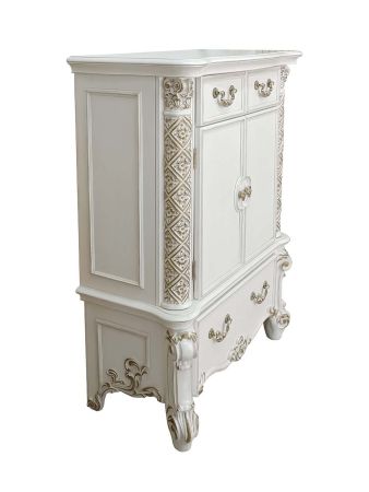 ACME Vendome Chest Antique Pearl Finish