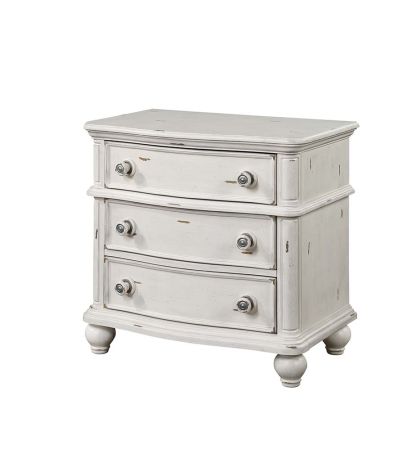 ACME Jaqueline Nightstand Antique White Finish