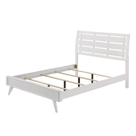 ACME Cerys EK Bed White Finish