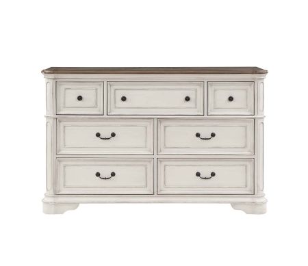 ACME Florian Dresser Antique White Finish