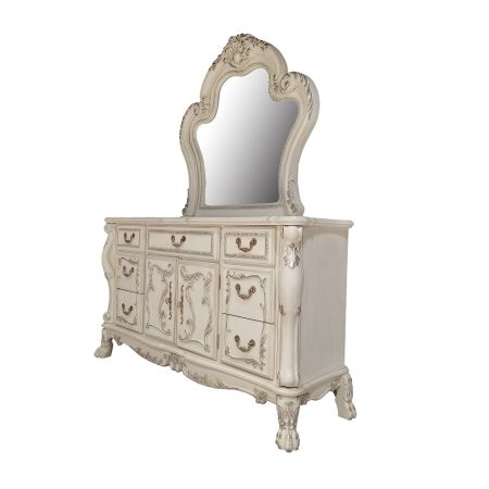 ACME Dresden Dresser Bone White Finish