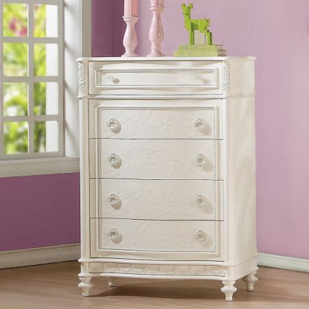 ACME Dorothy Chest Ivory Finish