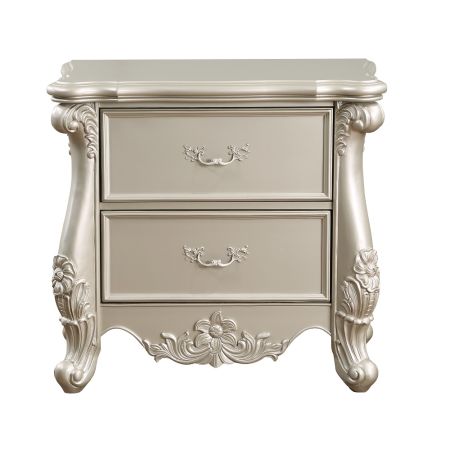 ACME Bently Nightstand Champagne Finish