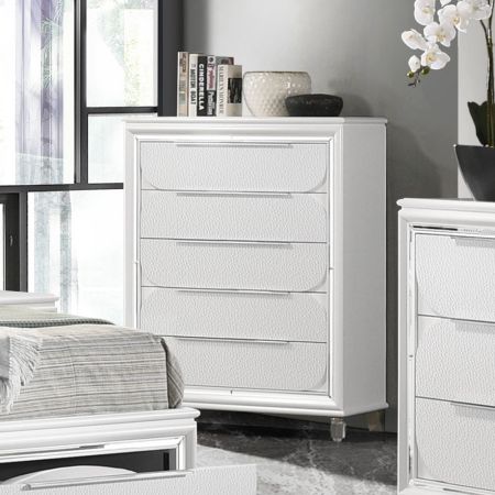 ACME Tarian Chest Pearl White Finish