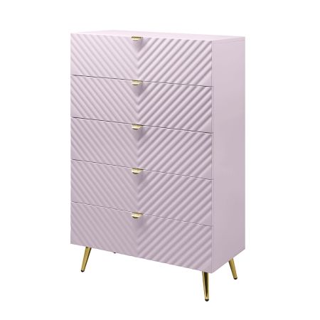 ACME Gaines Chest Pink High Gloss Finish