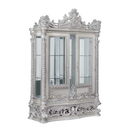 ACME Valkyrie Curio Antique Platinum Finish