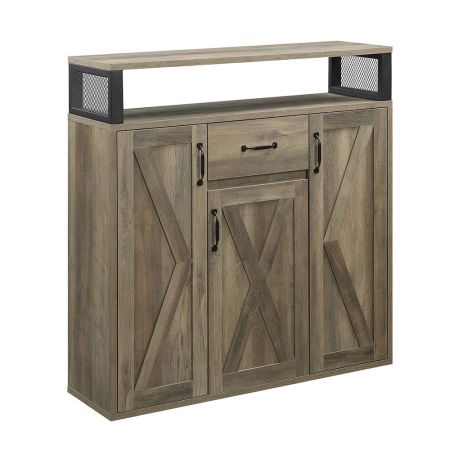 ACME Abiram Server Rustic Oak Finish