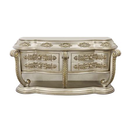 ACME Danae Server Champagne & Gold Finish