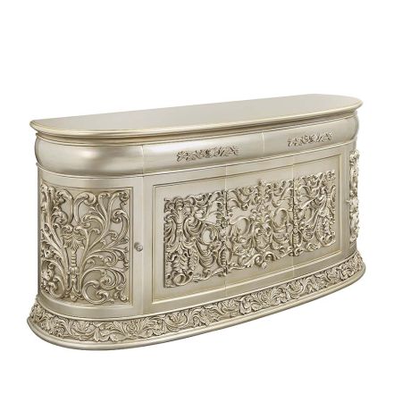 ACME Sorina Server Antique Gold Finish