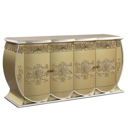 ACME Bernadette Server Gold Finish