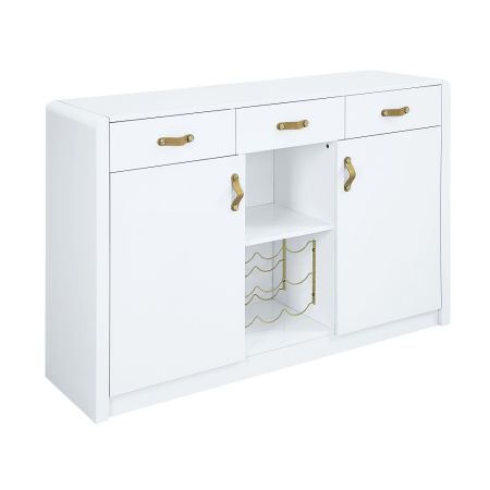 ACME Paxley Server White High Gloss Finish