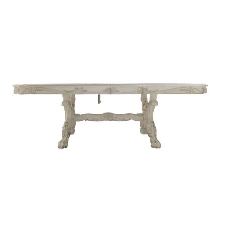 ACME Dresden Dining Table Bone White Finish