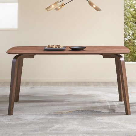 ACME Casson Dining Table Walnut Finish