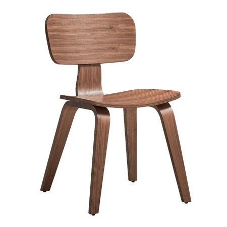 ACME Casson Side Chair (Set-2) Walnut Finish