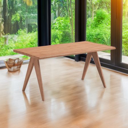 ACME Velentina Dining Table Natural Finish