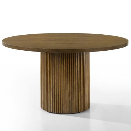 ACME Furniture Hezrai Dining Table Walnut Finish