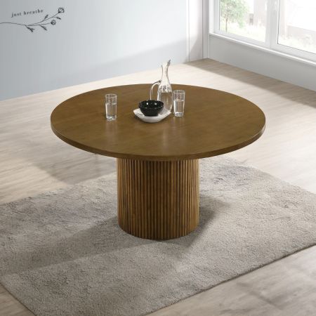 ACME Furniture Hezrai Dining Table Walnut Finish