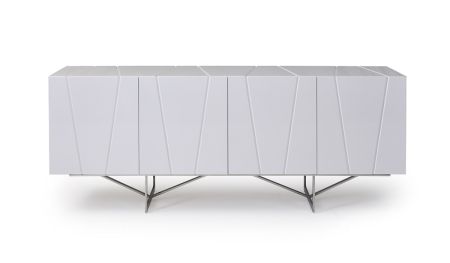 Chrysler Modern White High Gloss Buffet