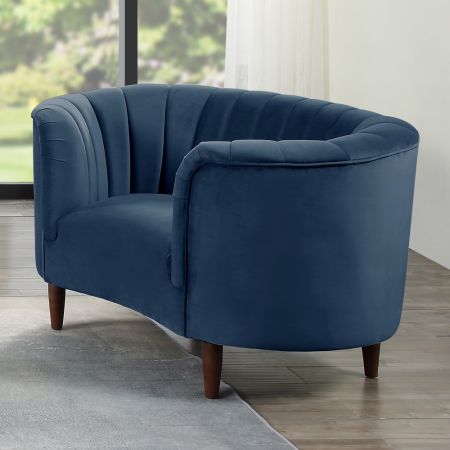 ACME Millephri Chair Blue Velvet