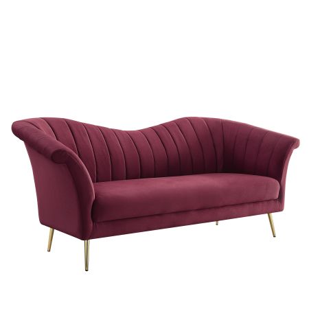 ACME Callista Sofa Red Velvet