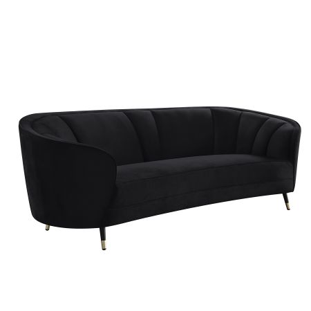 ACME Achim Sofa Black Velvet