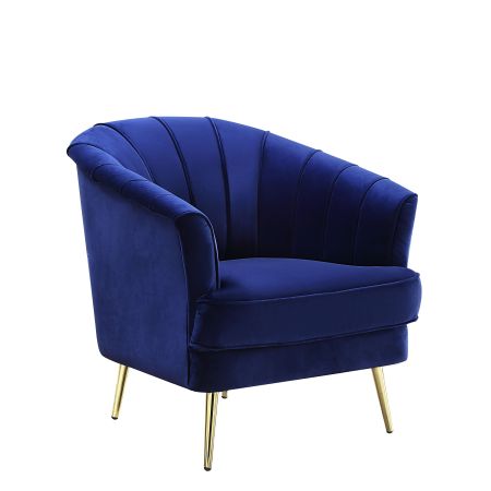 ACME Eivor Chair Blue Velvet