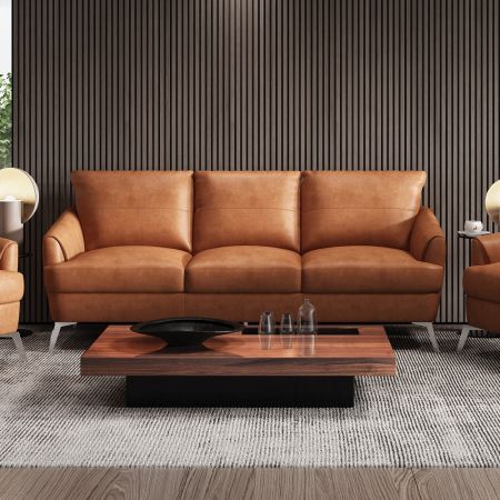 ACME Safi Sofa Cappuccino Leather