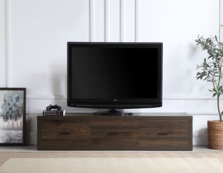 ACME Harel TV Stand Walnut Finish