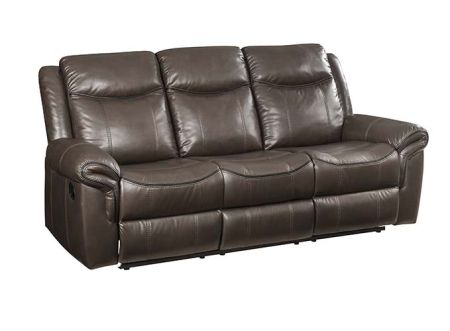 ACME Lydia Motion Sofa W/Usb Brown Leather Aire