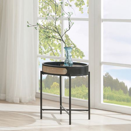 ACME Colson End Table Black Finish