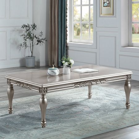 ACME Pelumi Coffee Table Platinum Finish