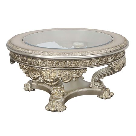 ACME Danae Coffee Table Champagne & Gold Finish