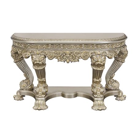 ACME Danae Sofa Table Champagne & Gold Finish