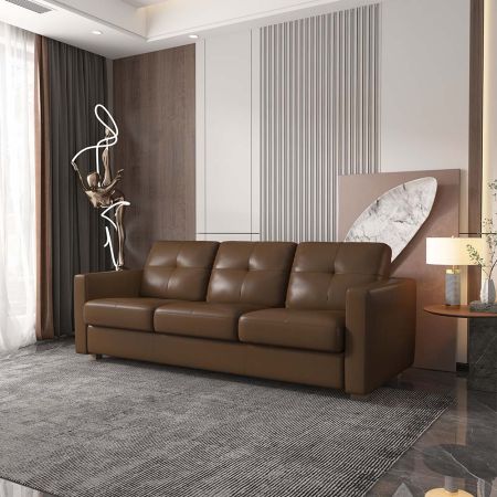 ACME Noci Sofa W/Sleeper Brown Leather