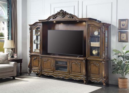 ACME Latisha Entertainment Center Antique Oak Finish