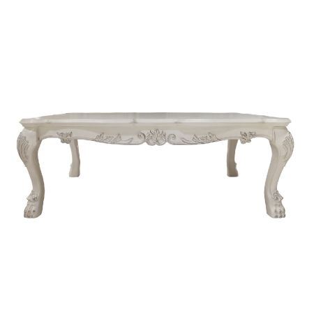 ACME Dresden Coffee Table Bone White Finish