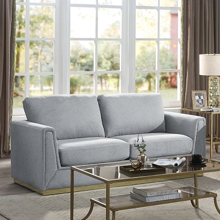 ACME Valin Sofa Grey Linen