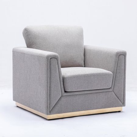 ACME Valin Chair Grey Linen