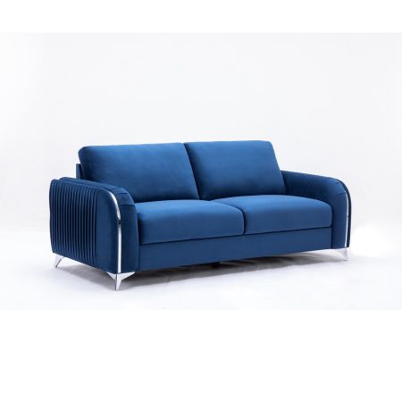 ACME Wenona Sofa Blue Velvet