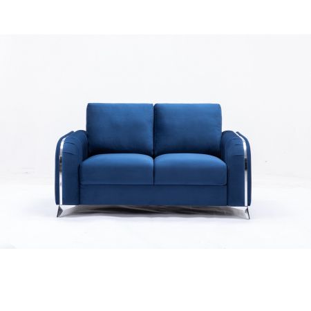 ACME Wenona Loveseat Blue Velvet