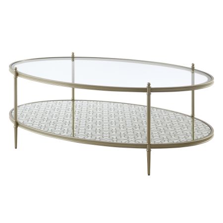 ACME Furniture Zaba Coffee Table Glass Top & Silver Finish