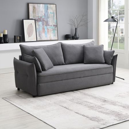 ACME Furniture Irina Sleeper Sofa Gray Fabric