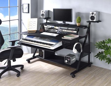 ACME Willow 67" Music Desk Black Finish