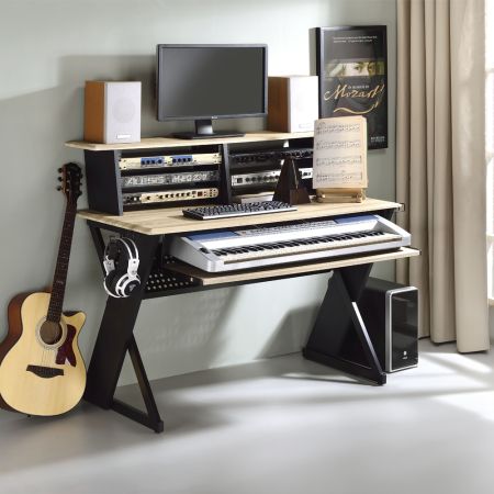 ACME Humanity 47" Music Desk Natural & Black Finish